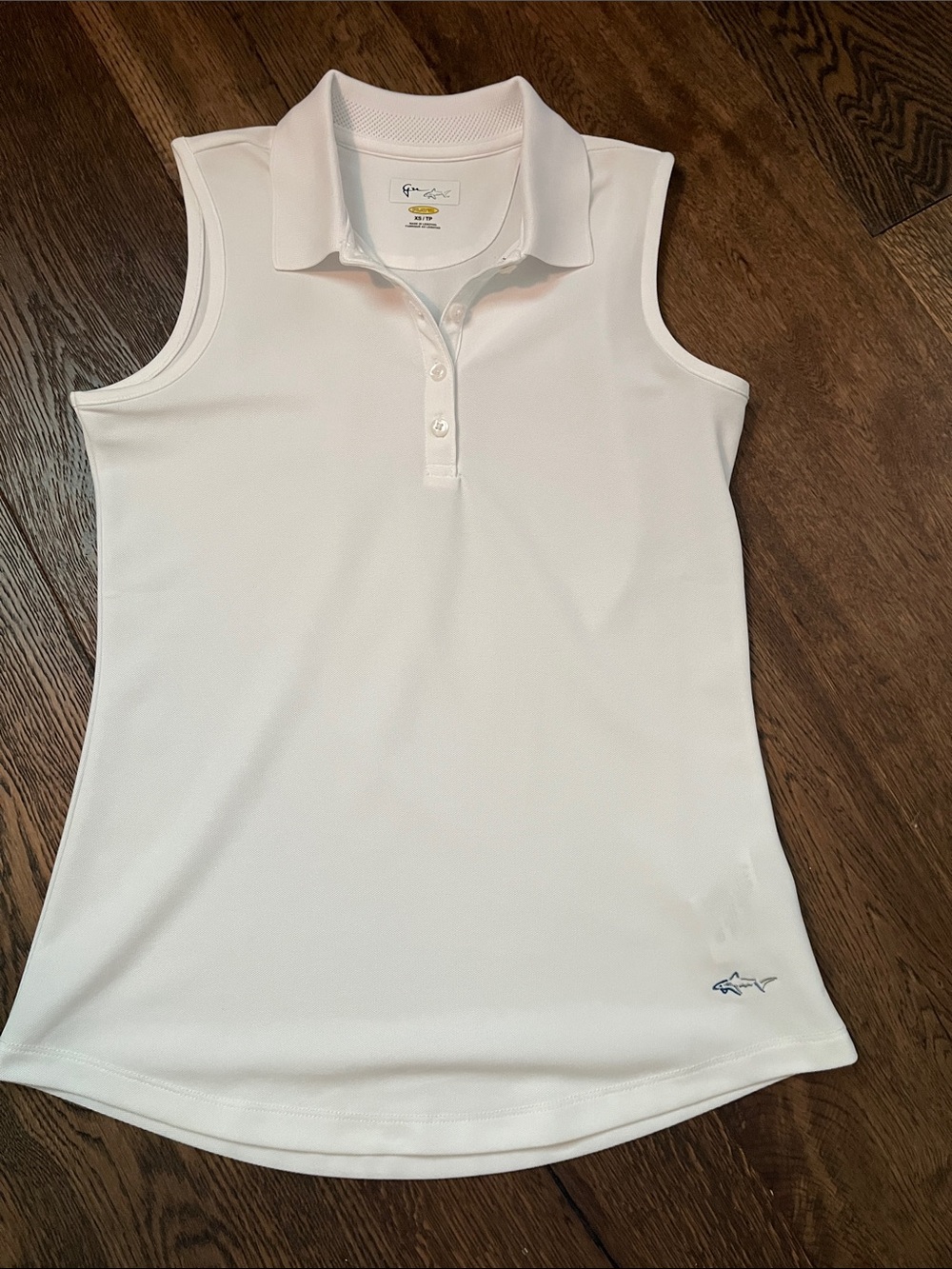 Women’s Sleeveless Polo Top - White